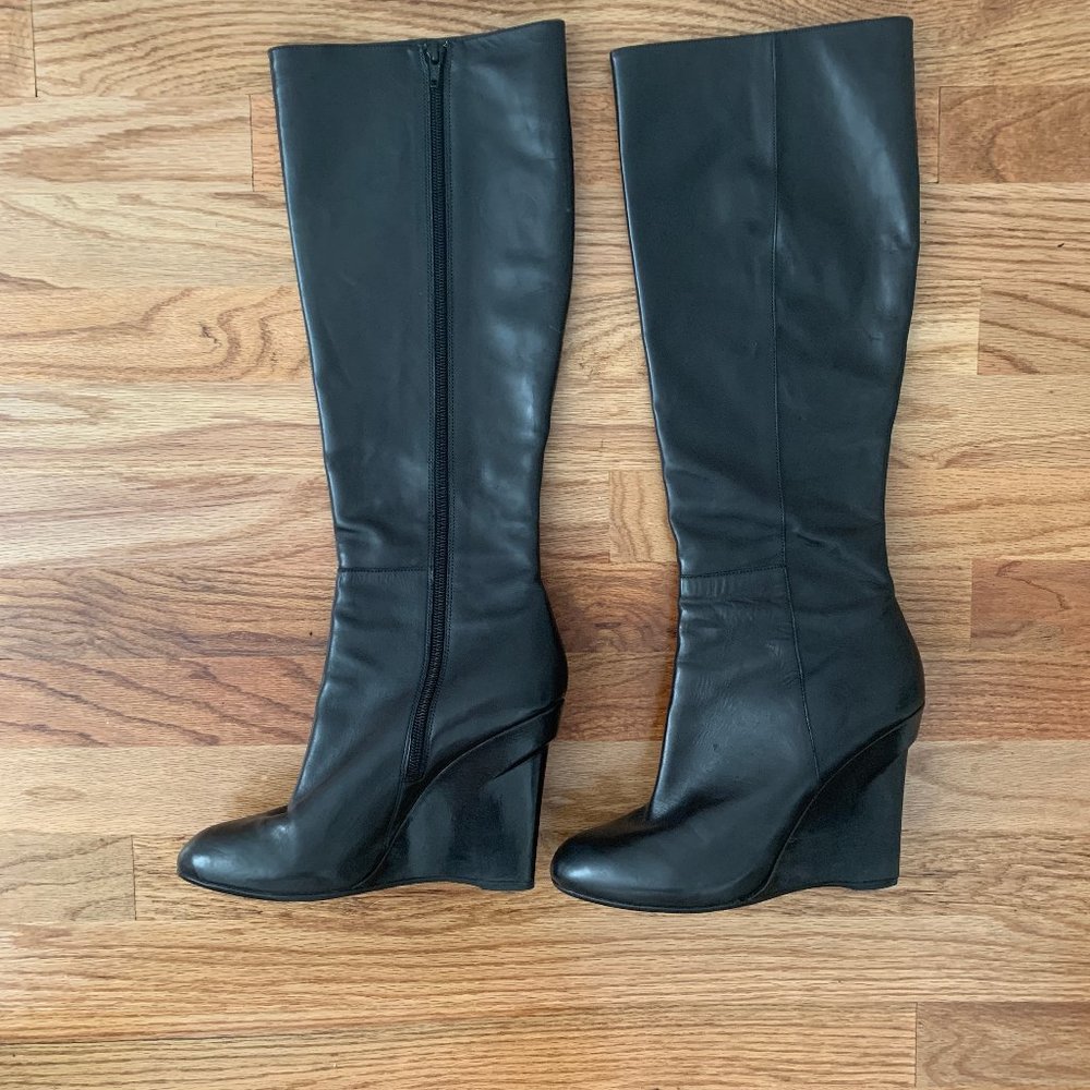 Vera Wang Lavender • High-Knee • Black •Boots • 9